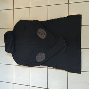 Evolution Elbow patch turtle neck Sweater Dress - Wantable